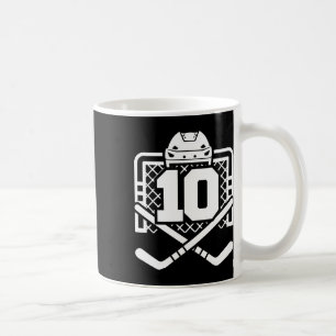 Caneca De Café Camisa engraçada do jogador de hóquei número 10 Jo