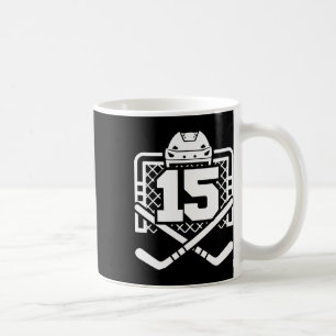 Caneca De Café Camisa engraçada do jogador de hóquei número 15 Jo