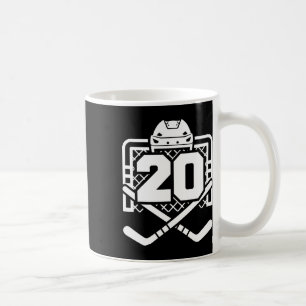 Caneca De Café Camisa engraçada do jogador de hóquei número 20 Jo