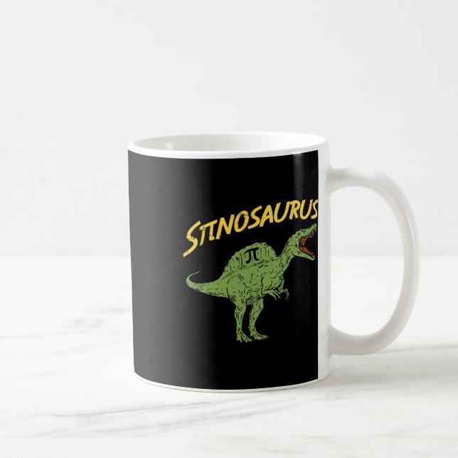 Caneca De Café Camisa engraçada do Spinosaurus Pi Day Presente de (Direita)