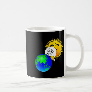 Caneca De Café Camisa engraçada Eclipse Solar Total Lua