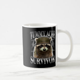 Caneca De Café Camisa engraçada sobrevivente de dor de barriga Gu