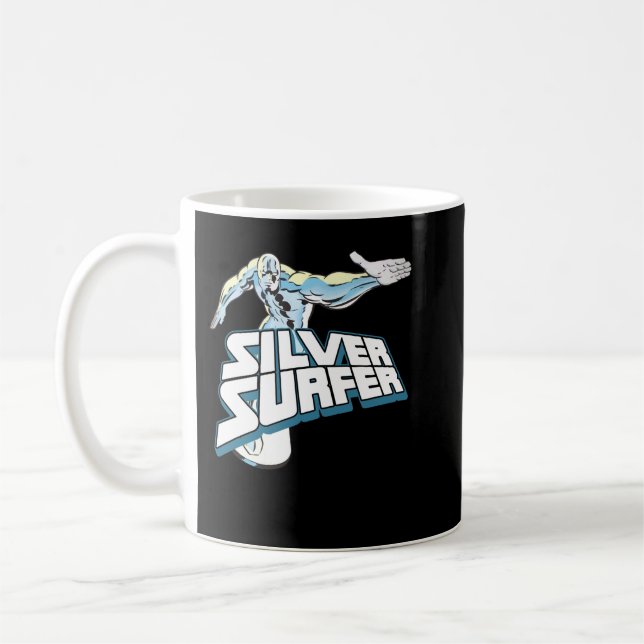 Caneca De Café Camisa Essencial de Surfista de Prata (Esquerda)