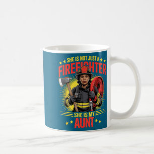 Caneca De Café Camisa Feminina Preta Bombeira Titi Tia