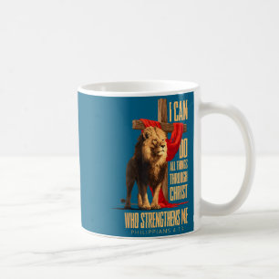 Caneca De Café Camisa Filipenses 4 13 Posso Tudo