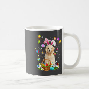 Caneca De Café Camisa Fofa Cachorro Golden Retriever Dia de Pásco