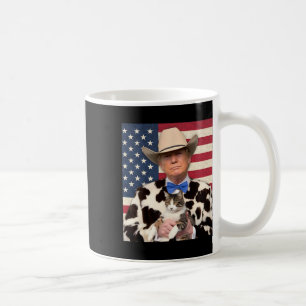 Caneca De Café Camisa Gato Trump Engraçado Cowboy Donald Trump 20