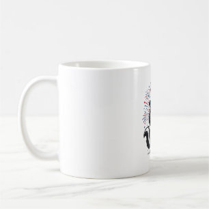 Caneca De Café Camisa Gráfica de Fogos de Artifício Vintage Esqui