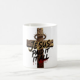 Caneca De Café Camisa Jesus Coroa de Espinhos – Camiseta Cristã