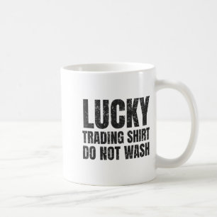 Caneca De Café Camisa Lucky Trading Camisa engraçada Presente de