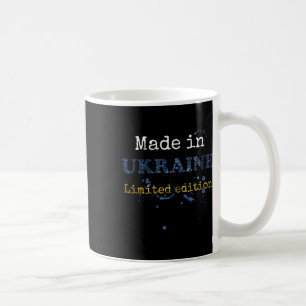 Caneca De Café Camisa Made In Ukraine Edição Limitada - Vintage U