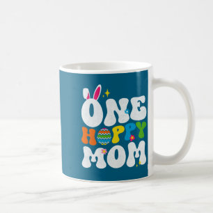 Caneca De Café Camisa Mãe Feliz Coelho Dia de Páscoa