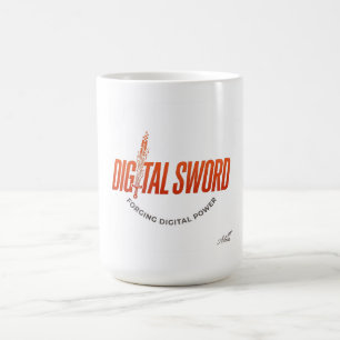 Caneca De Café Camisa Manga Longa Digital Sword
