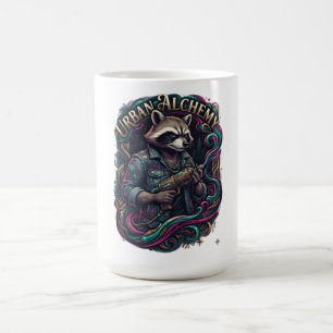 Caneca De Café Camisa Manga Longa Urban Alchemy Raccoon
