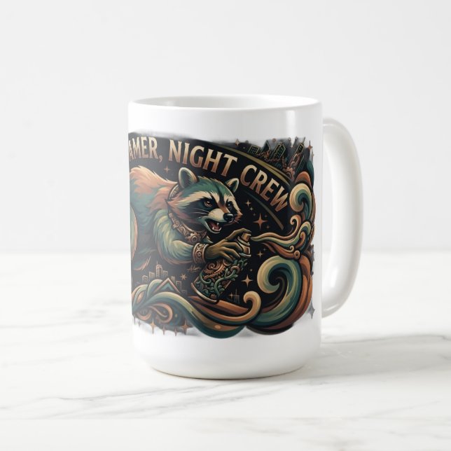 Caneca De Café Camisa Manga Longa Urban Roamer (Frente Esquerda)