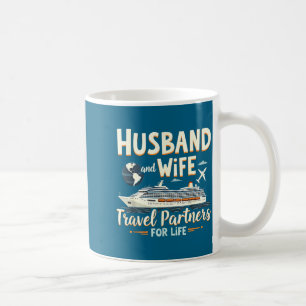 Caneca De Café Camisa Marido Esposa Parceiros de Viagem Vida