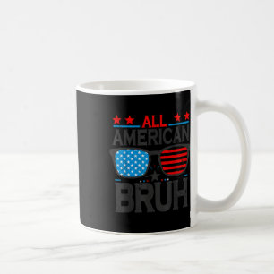 Caneca De Café Camisa Masculina Bruh Legal Sungles 4 De Julho Ame