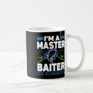 Caneca De Café Camisa Master Iter Engraçada Pesca Pescador Peixe