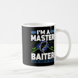 Caneca De Café Camisa Master Iter Engraçada Pesca Pescador Peixe
