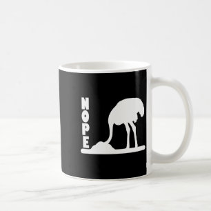 Caneca De Café Camisa Não Aves Estrutice Areia Sarcástico