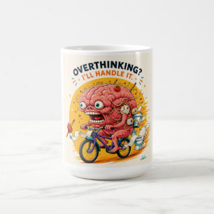 Caneca De Café Camisa Overthinking I'll Handle It