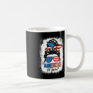 Caneca De Café Camisa Patriótica Mensageira Toda Mãe Americana 4º