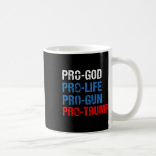 Caneca De Café Camisa Patriótica Pró Deus Pró Vida Pró Arma Pró T