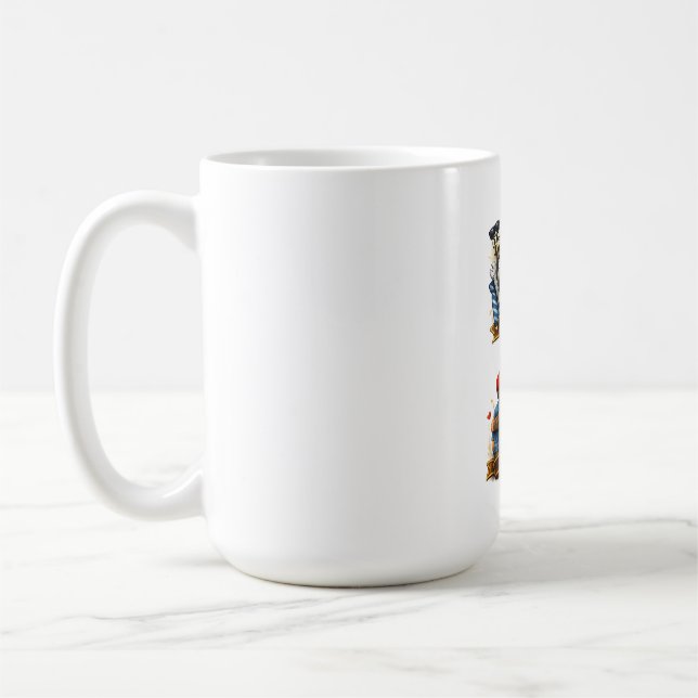 Caneca De Café Camisa Personalizada com Foto do Dia dos Pais (Esquerda)