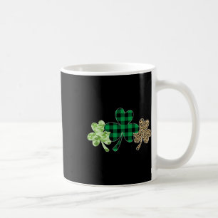 Caneca De Café Camisa Plaid Shamrock Leopardo Camuflagem Diversão