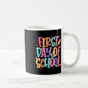 Caneca De Café Camisa Preppy Primeiro Dia De Aula Professor Menin