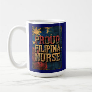 Caneca De Café Camisa Proud Filipina Nurse Pinay Pride