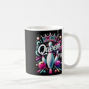 Caneca De Café Camisa Queen Pin Bowler Liga de Boliche Para Bolic
