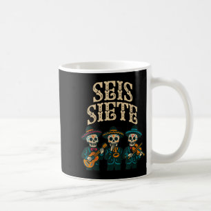 Caneca De Café Camisa Seis Siete Engraçado 67 Meme Mexicano Los M