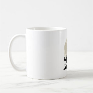 Caneca De Café Camisa Silhueta Cemitério de Cachorro Dinossauro a