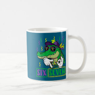 Caneca De Café Camisa Six Seven Alligator 6 7