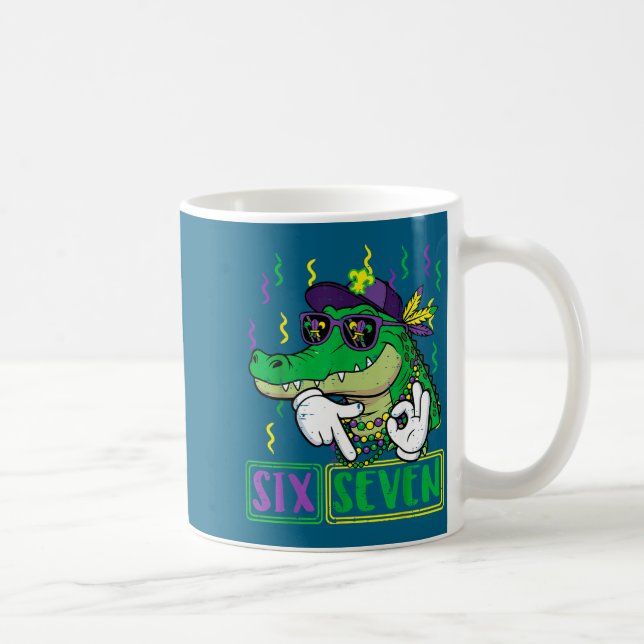 Caneca De Café Camisa Six Seven Alligator 6 7 (Direita)