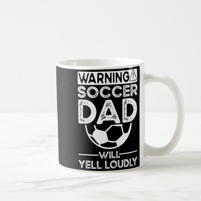 Caneca De Café Camisa Soccer Dad 7  (Direita)