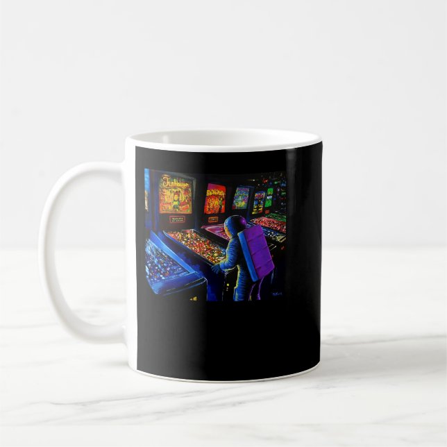 Caneca De Café Camisa T Clássica do Assistente de Pinball (Esquerda)