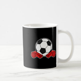 Caneca De Café Camisa T de árbitro apito futebol