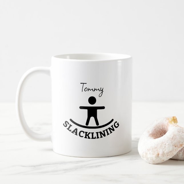 Caneca De Café Camisa T de Aventura de Descolagem Personalizada (Com Donut)