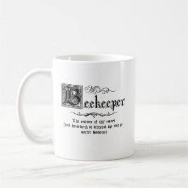 Caneca De Café Camisa-T do Mestre Medieval do apicultor
