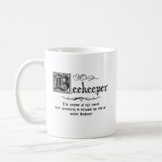 Caneca De Café Camisa-T do Mestre Medieval do apicultor