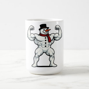 Caneca De Café Camisa Tri-Blend de boneco de neve Buff/Fit Natal/