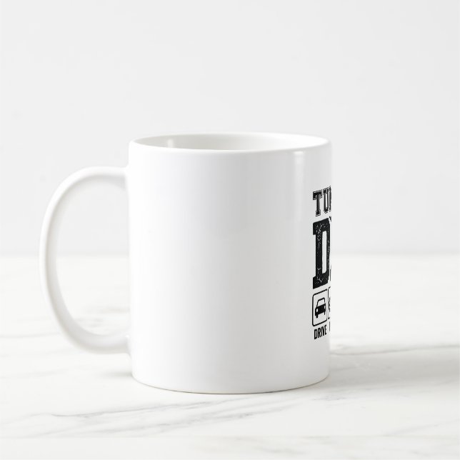 Caneca De Café Camisa Tumbling Dad Drive Pay Clap Repeat Design_1 (Esquerda)