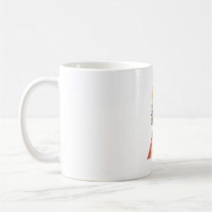 Caneca De Café Camisa Vetorial de Bênção Religiosa Vintage Design