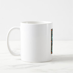 Caneca De Café Camisa Vetorial Figura Religiosa Orando Vintage De