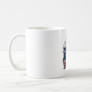 Caneca De Café Camisa Vetorial Vintage Fogos de Artifício Lhama P