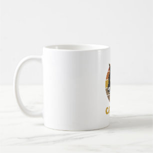Caneca De Café Camisa Vintage Cat Dad Retro Cat Lover Design_1