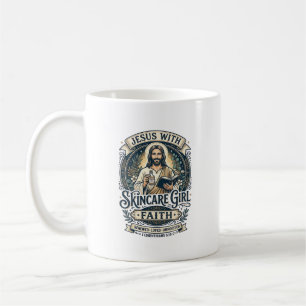 Caneca De Café Camisa Vintage de Cuidados com a Pele Esteticista