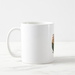 Caneca De Café Camisa Vintage de Montanha Fé Pode Mover Montanhas